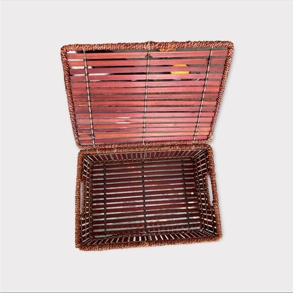 Brown Rustic Basket Box - Picture 4 of 8